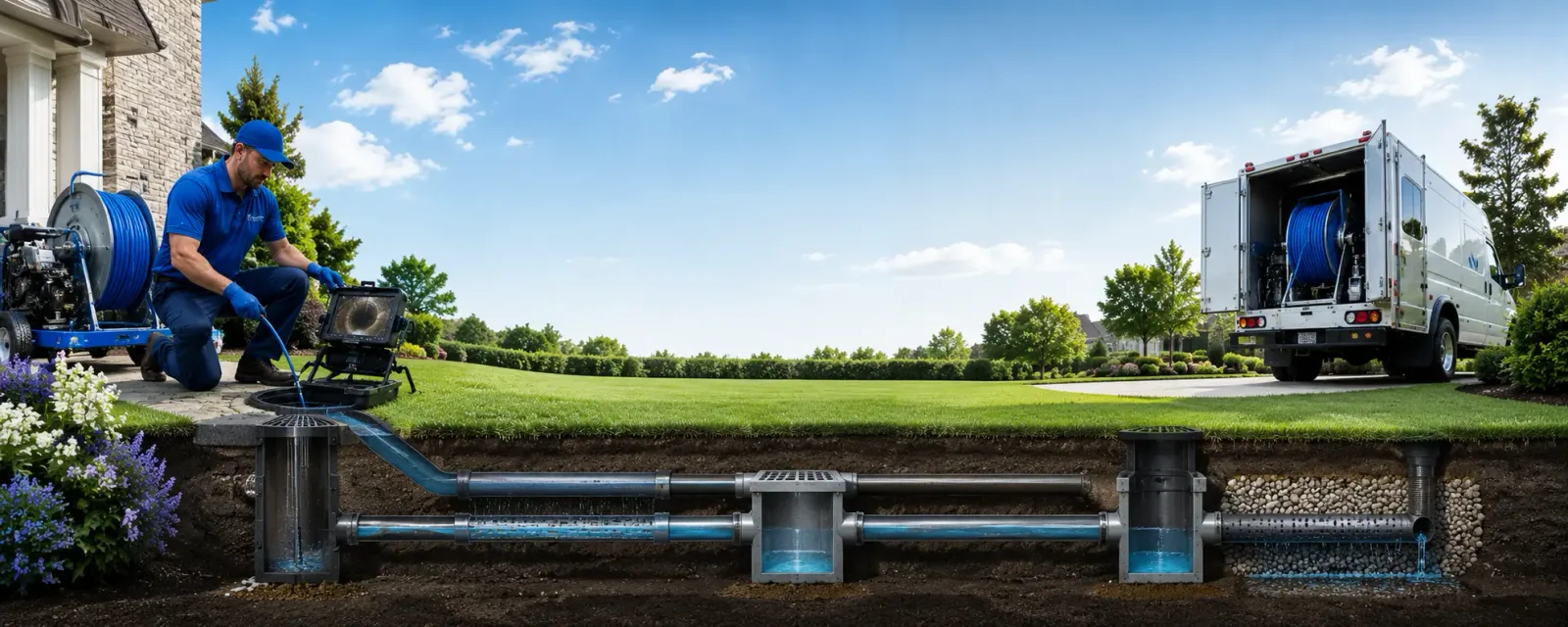 Outdoor drain cleaning information for Boswell, PA